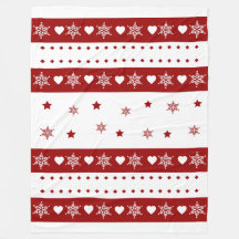 Gemütliches Weihnachtsleder - Stern und Schnee-Des