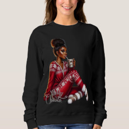 Gemütliches Weihnachtsmädchen – MaMuse Langarmshir Sweatshirt