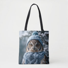 Gemütliches Whimsisches Winter Wonderland Owl