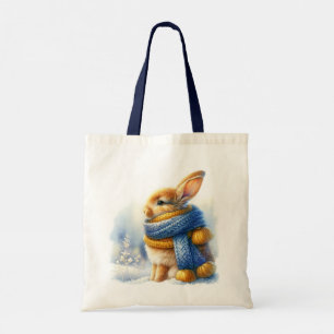 Gemütliches Winter Bunny Rabbit Tragetasche