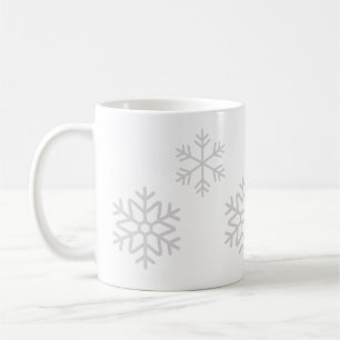 Gemütliches Winter-Mug Schneeflocken-Kaffeetasse Kaffeetasse