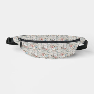 Gemütliches Winterblumenmuster Bauchtasche