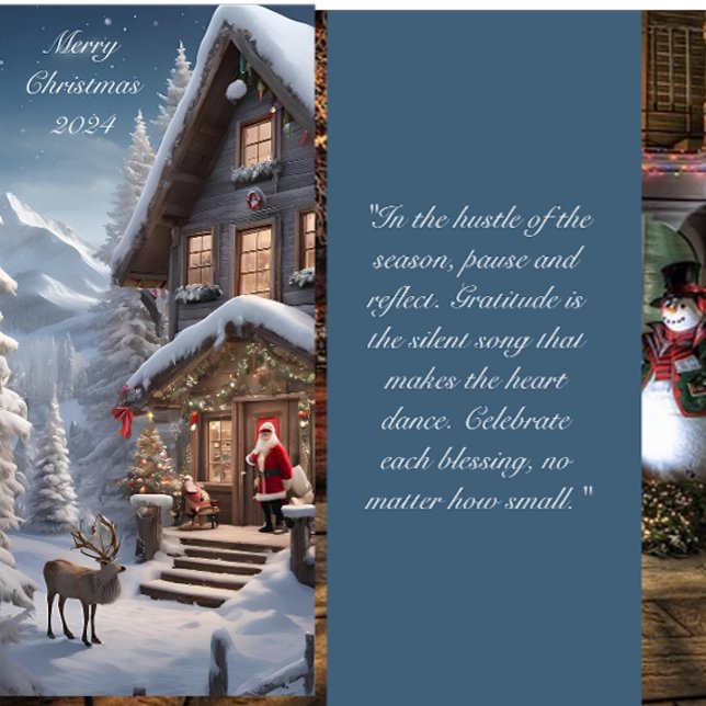 Gemütliches Wintersegler-Lesezeichen Menükarte (Von Creator hochgeladen)