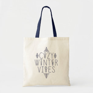 Gemütliches Wintervibes Design Tragetasche