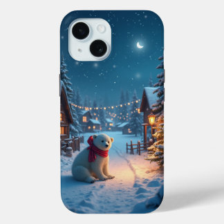 Gemütliches Winterwunderland mit Polar-Bär Case-Mate iPhone Hülle