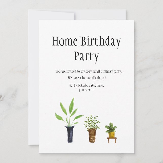 Gemütliches Wohnzimmer mit Flachbildschirm Einladung (Vorderseite)