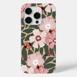 Gemütliches Woodland Ladybugs & Wildblume Earthy C Case-Mate iPhone Hülle