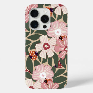 Gemütliches Woodland Ladybugs & Wildblume Earthy C Case-Mate iPhone Hülle