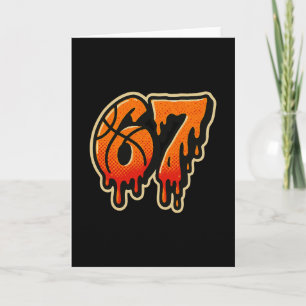 Gen Alpha Slang Kids 67 Sketll Eiscreme Drip Six  Karte