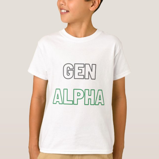 Gen alpha trendy Shirt (Vorderseite)