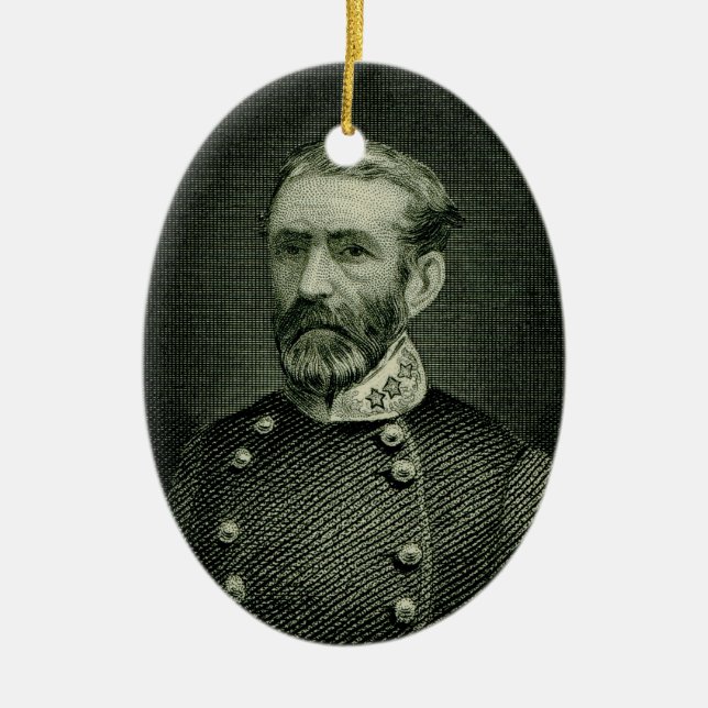 Gen. Braxton Bragg Keramik Ornament (Vorne)
