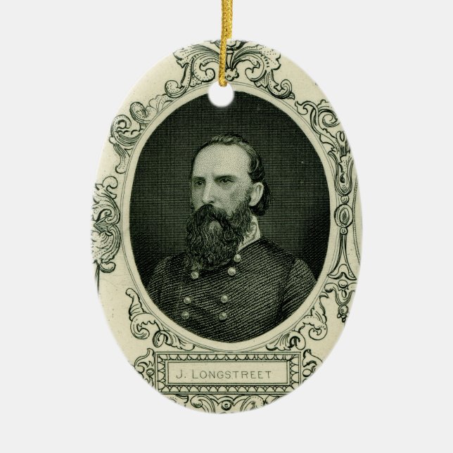 Gen. James Longstreet Keramik Ornament (Vorne)