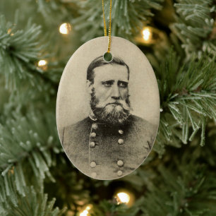 Gen. John Bell Hood Keramik Ornament