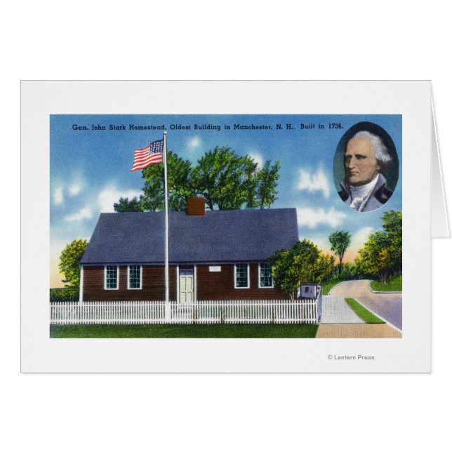 Gen John Stark Homestead (Vorderseite (Horizontal))