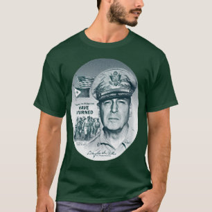 Gen. MacArthur I sind zurückgekommen (blaugrüner T-Shirt