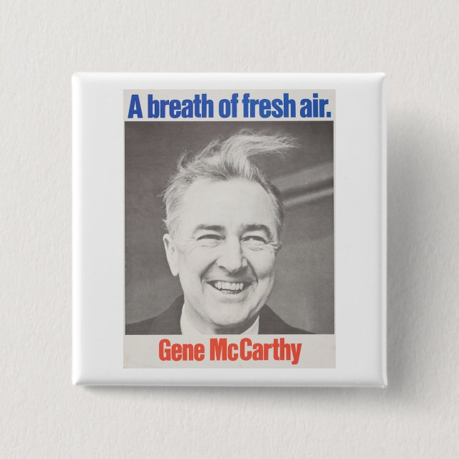 Gen McCarthy 1968 Button (Vorderseite)