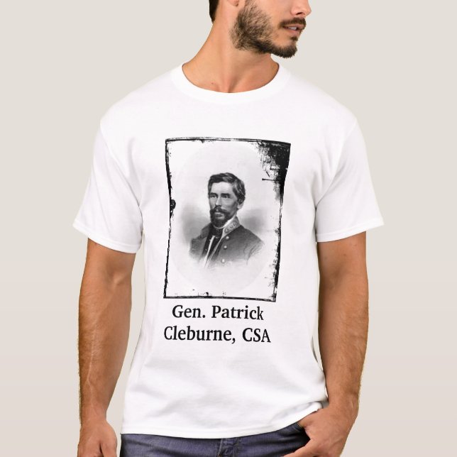 Gen. Patrick Cleburne, CSA T-Shirt (Vorderseite)