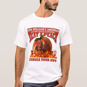 Gen Sherman 'Heat a Peach' Tour 1864 Shirt (Vorder