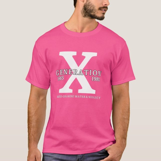 GEN X auf Schlammwasser und Vernachlässigung T-Shirt (Vorderseite)