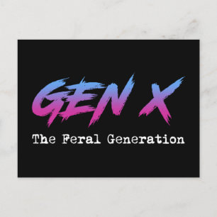 Gen X - Die Generation der Fersen Postkarte