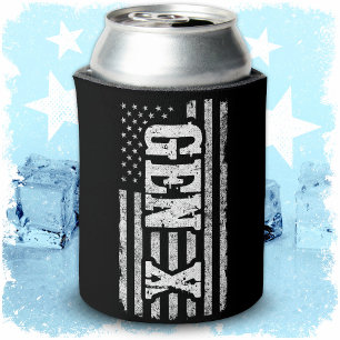 Gen X Gen Xer Generation X American Flag Gen X Dosenkühler