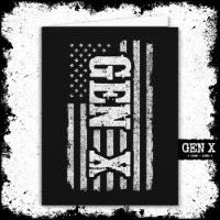 Gen X Gen Xer Generation X American Flag Gen X