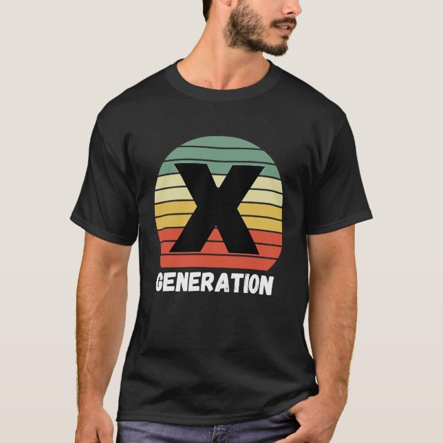 Gen x Generation x ~ 1964 1980 T-Shirt (Vorderseite)