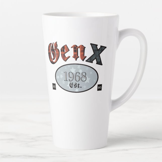 Gen X (Generation X Jahr 1968) Milchtasse (Rechts)