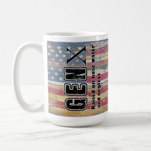 Gen X Hose Water Neglect Funny Coffee Tasse