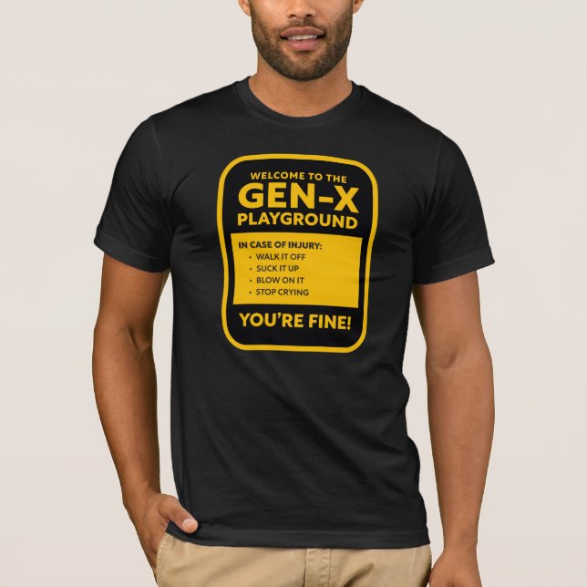 Gen-X Playground T-Shirt (Vorderseite)