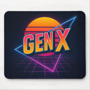 GEN X Retro 80er Mousepad