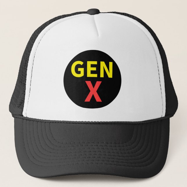 Gen X Truckerkappe (Vorderseite)