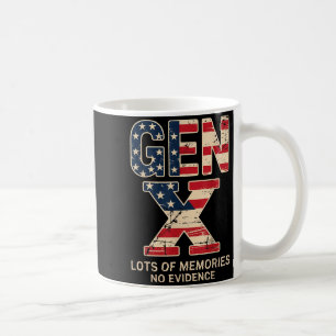 Gen X Viele Erinnerungen Kein Beweis Lustig Retro  Kaffeetasse