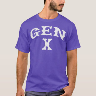 Gen X Vintag Generation 60er 70er 80er T-Shirt