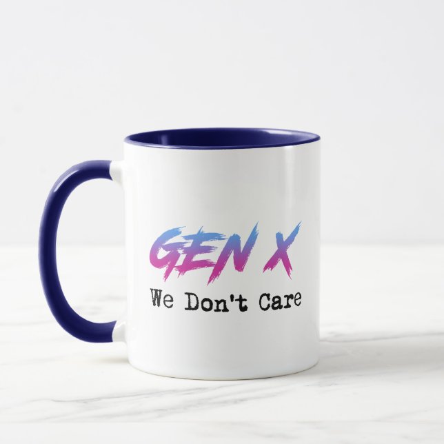 Gen X - Wir kümmern uns nicht Tasse (Links)
