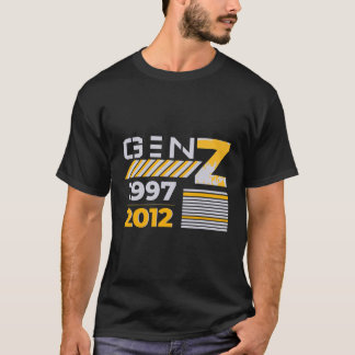 Gen Z 1997 2012 Grafik-T-Shirt-Design  T-Shirt