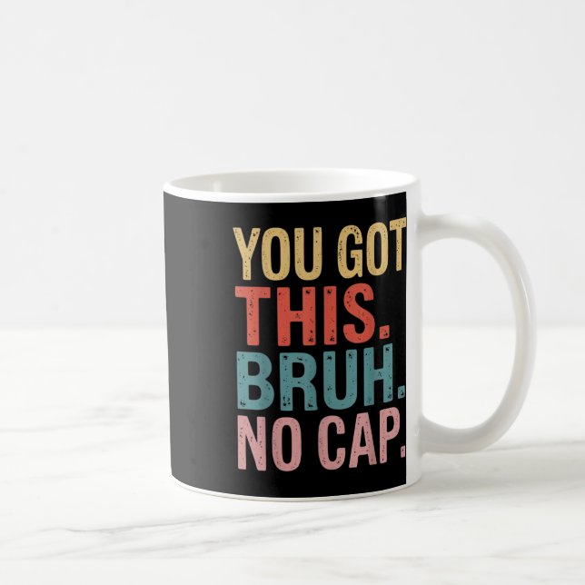 Gen Z Bruh Testing Day Lehrer Sie haben diese Bru  Kaffeetasse (Rechts)