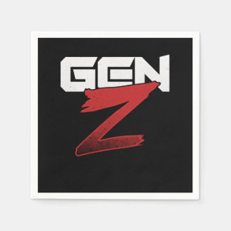Gen Z Millenials Generation Z Boomer Geschenk Serviette