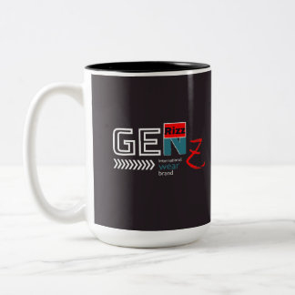 Gen Z Rizz Streetwear Modische urbane Mode Zweifarbige Tasse