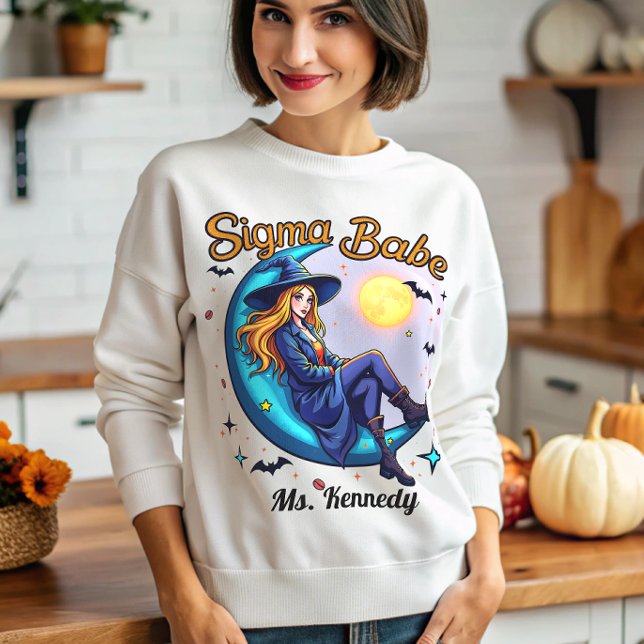 Gen Z Sigma Witch Funny Sigma Babe Halloween Gen Z Sweatshirt (Von Creator hochgeladen)