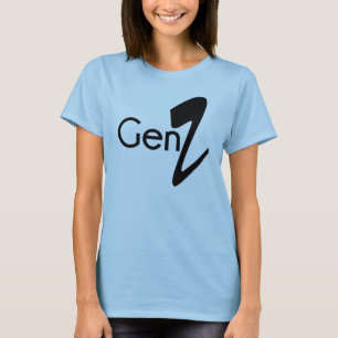 Gen Z Typografie Celebrity Style T-Shirt