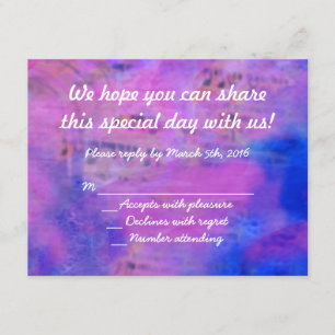 Genannt zur Torah Schläger Mitzvah Antwort-Karte RSVP Karte