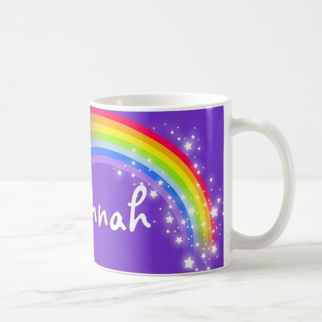 Genannte Kinder Regenbogen lila rote Tasse (Rechts)