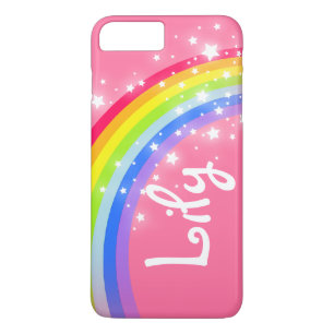 Genannter Lilien-Regenbogenrosa iphone Fall mit 4 Case-Mate iPhone Hülle
