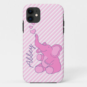 Genannter niedlicher rosa Elefant iphone 5 Fall Case-Mate iPhone Hülle