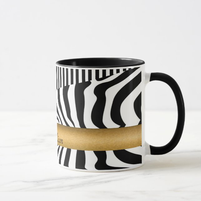 Genannter Zebra und Streifen Tasse (Rechts)