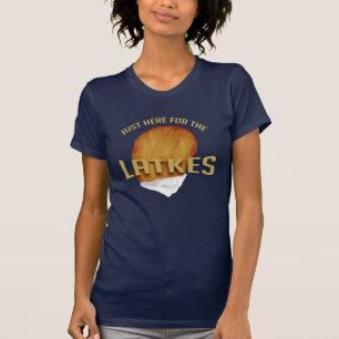Genau hier für die Latkes Modern Hanukkah Funny T-Shirt