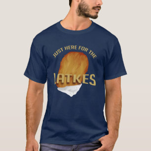 Genau hier für die Latkes Modern Hanukkah Funny T-Shirt