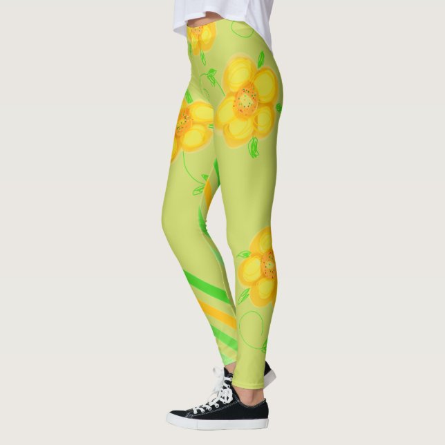 Genau im Stil Leggings (Links)