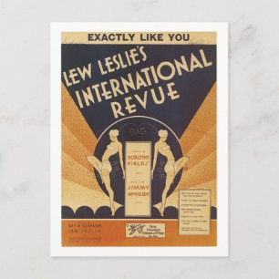 Genau wie du Int'l Review Songbook Cover Postkarte